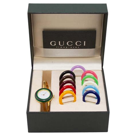 gucci bezel watch dupe|Gucci watch changeable bezels.